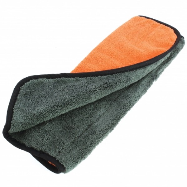 Bayeta para pulido y detallado naranja y gris