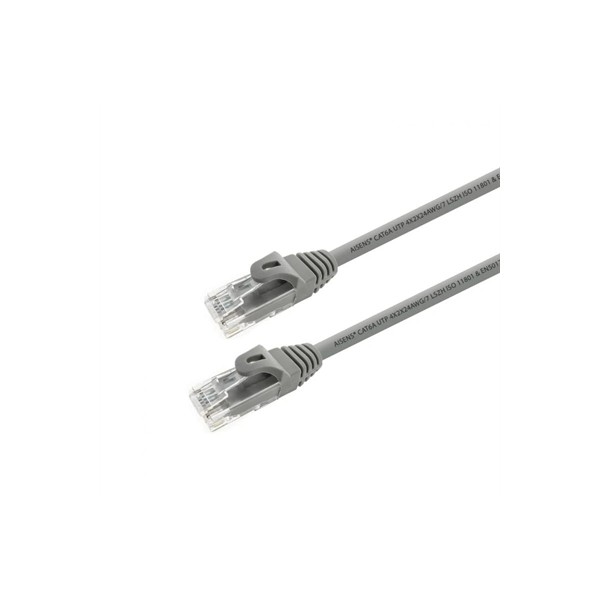 Aisens latiguillo rj45 cat.6a utp gris 2.0m